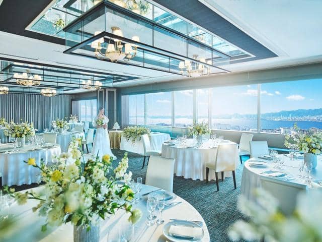 【公式】ホテルプラザ神戸 結婚式|空と海のガーデンウェディング