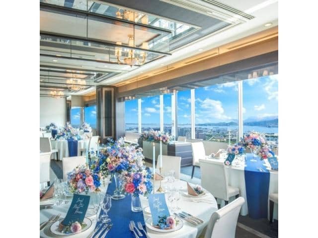【公式】ホテルプラザ神戸 結婚式|空と海のガーデンウェディング