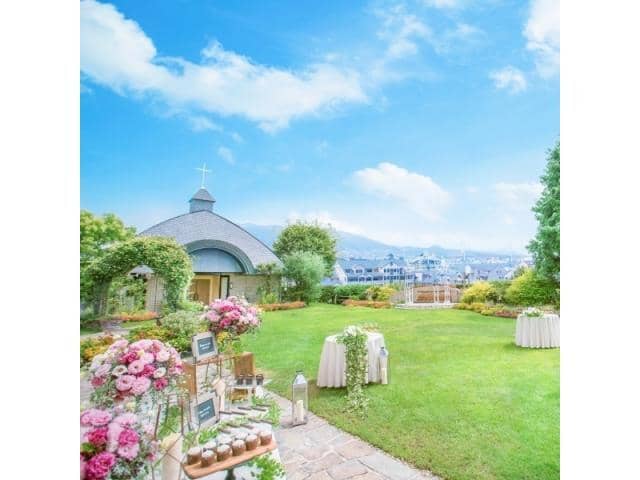【公式】ホテルプラザ神戸 結婚式|空と海のガーデンウェディング