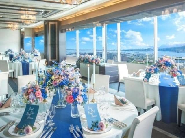 【公式】ホテルプラザ神戸 結婚式|空と海のガーデンウェディング