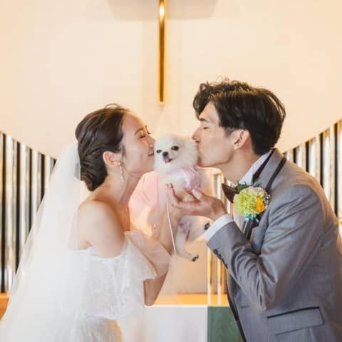 愛犬と一緒に結婚式【最大約83万円優待】ウェディングプラン