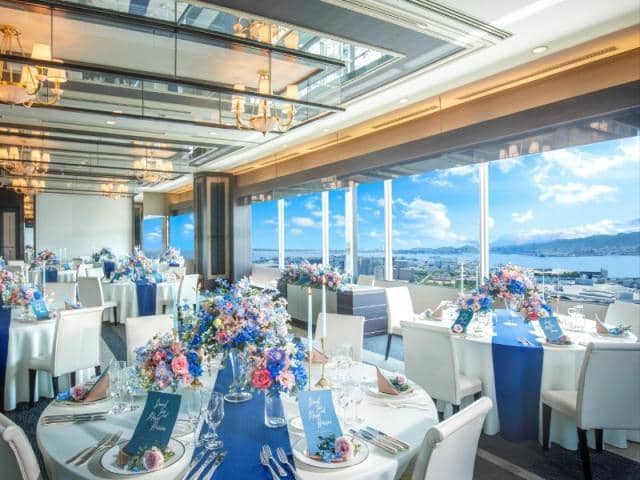 【公式】ホテルプラザ神戸 結婚式|空と海のガーデンウェディング