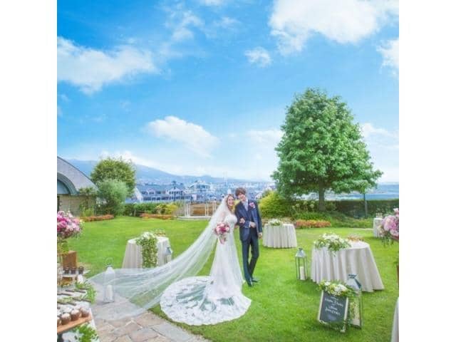 【公式】ホテルプラザ神戸 結婚式|空と海のガーデンウェディング