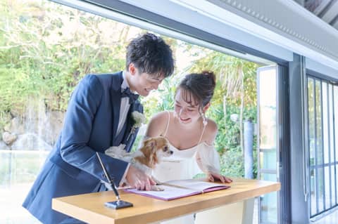 【ペット婚＊挙式プラン◆30万円】わんlove Wedding