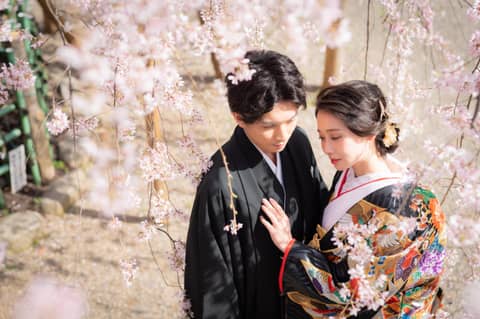【和装1点】大國魂神社境内ロケ フォト プラン