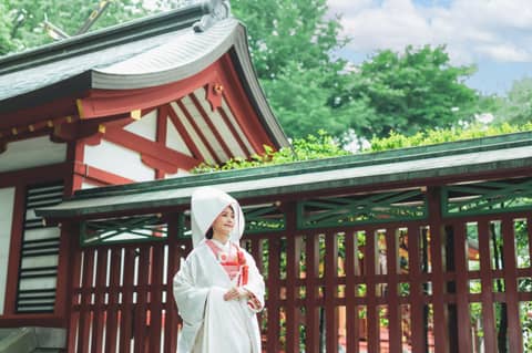 【和装1点】大國魂神社境内ロケ フォト プラン