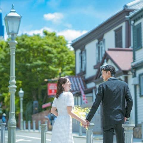 【フォトウエディングプラン】神戸北野で記憶にのこる写真を