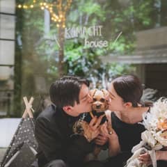 【ペットと過ごす結婚式】挙式もパーティもペットと一緒にWを♪