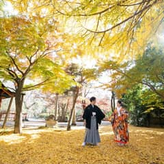 【紅葉の中で伝統的な神社で挙げる結婚式を】秋婚鶴之式プラン