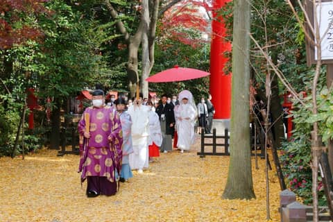 【伝統的な神社で挙げる結婚式をされたいおふたりへ】鶴之式プラン