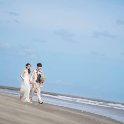 フォトウエディング 九十九里海岸撮影