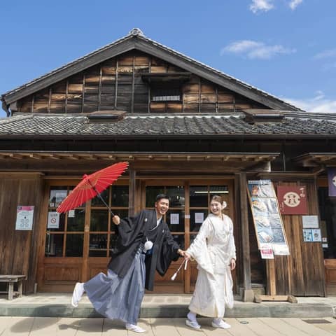 フォトウェディング 香取市小野川沿い