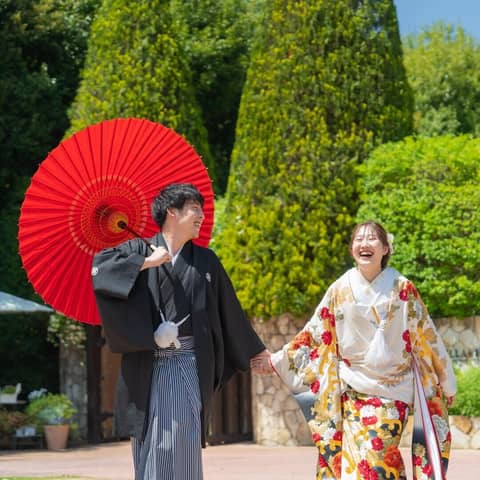 フォトウエディング 和装（白無垢or色打掛or引振袖&紋付）