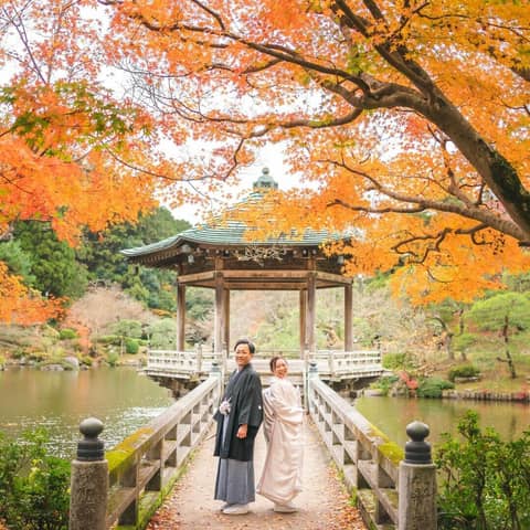 フォトウェディング 成田山公園