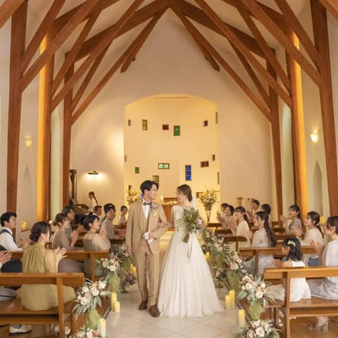 26年4・5・6月結婚式60名204万【120万お得】森のリゾート貸切