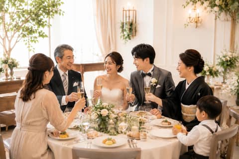 10名様から利用可能！『家族婚プラン』衣装・写真・食事付！