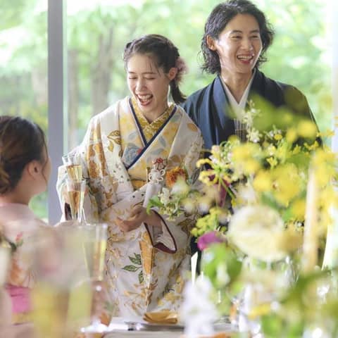 ≪通年≫開放的な貸切テラスで挙式◇国際結婚プラン＜40名160万~＞