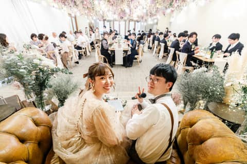 【2部制ウェディング】家族婚＋1.5次会 60名 ￥2,366,610