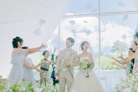 ＜2026年7・8月ご検討のおふたり＞緑鮮やかな夏ウエディング