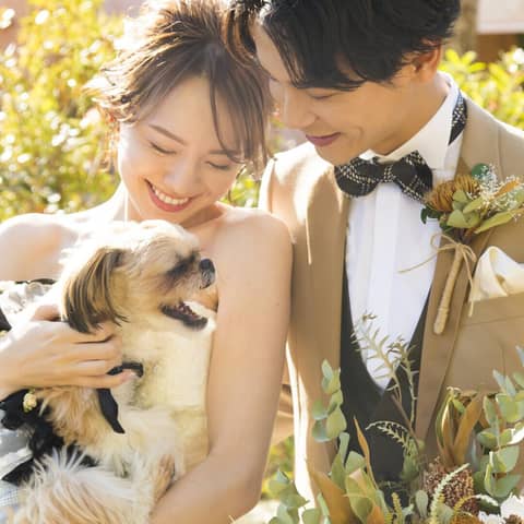 わんちゃん衣装付き♪フォトウエディングプラン