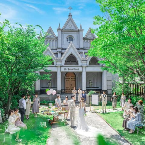  福山市のチャペル結婚式場 【南蔵王・聖ペトロ教会】