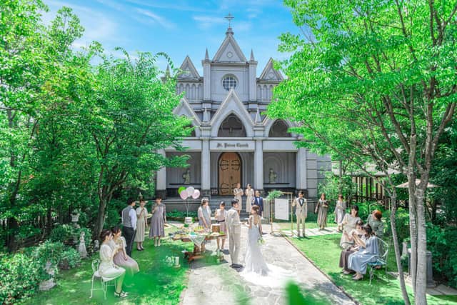  福山市のチャペル結婚式場 【南蔵王・聖ペトロ教会】