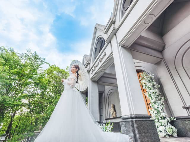 福山市のチャペル結婚式場 【南蔵王・聖ペトロ教会】