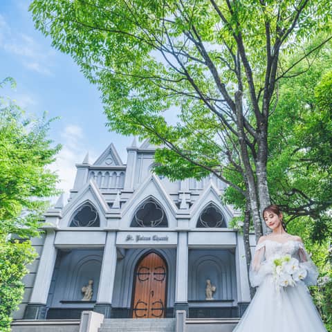  福山市のチャペル結婚式場 【南蔵王・聖ペトロ教会】