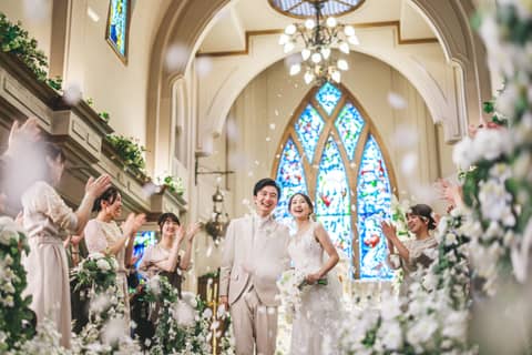  福山市のチャペル結婚式場 【南蔵王・聖ペトロ教会】