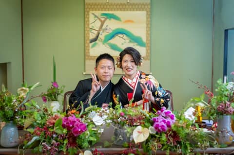 【神社挙式×老舗料亭で叶える和婚】20名～プラン