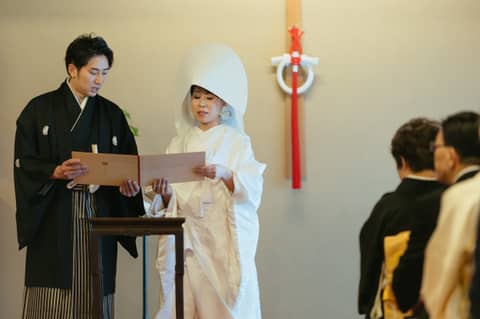 つば甚オリジナル人前式【祝言式】 30名プラン