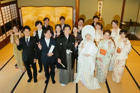 つば甚オリジナル人前式【祝言式】 30名プラン