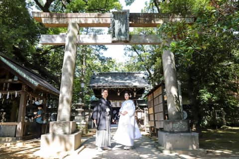 神社挙式アフター【40名79万】和装ヘアメイク着付け&お衣装&鏡開き♪