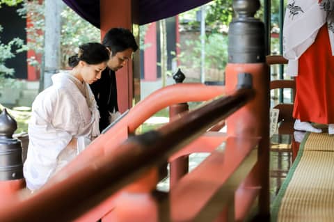 神社挙式アフター【40名79万】和装ヘアメイク着付け&お衣装&鏡開き♪
