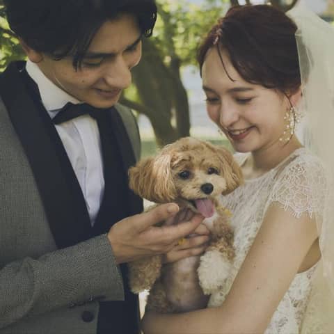 ＼ワンちゃんも一緒に／ペット婚プラン〈60名〉最大85万円特典付！