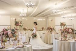 アンジェローブ・ジェルネ 会場コーディネートで雰囲気はガラッと変わります