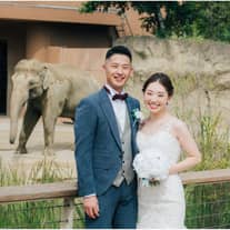 結婚式当日、東山動植物園での前撮りプレゼント！