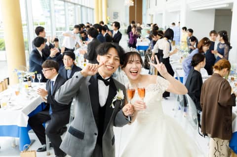 【友人中心・60名1.5次会】コース料理で叶う会費制パーティー