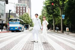 レストランMINAMI(ひらまつウエディング)【ウエディングサイト】 挙式前にロケーションフォトも人気！