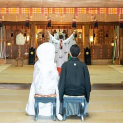 《筑波山神社挙式＋披露宴》伝統的な和装婚が叶う神社プラン【30名】