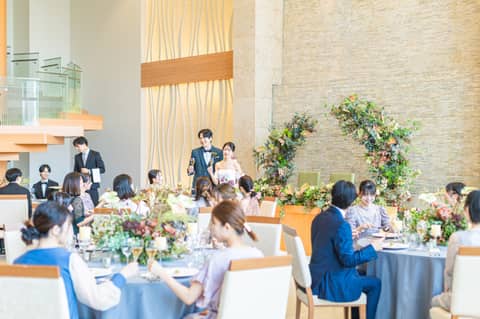 開放感抜群の会場で叶える＊60名様以上の華やかウエディング