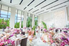 開放感抜群の会場で叶える＊60名様以上の華やかウエディング