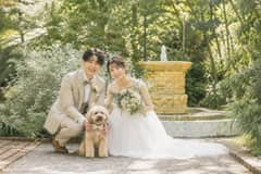 【オールシーズン適用】外国風ガーデンで叶えるペット婚プラン♪