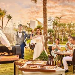【1日1組限定】挙式＋サンセットガーデンBBQパーティプラン