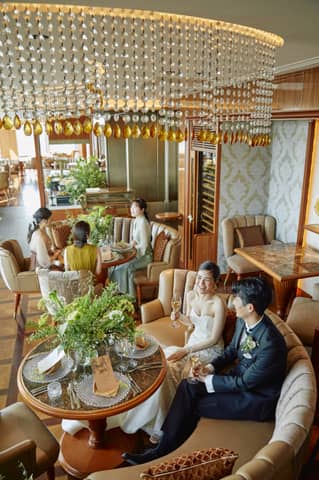 【～40名◇お料理重視】地上130mの眺望レストランでプライベートWD