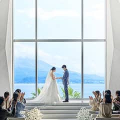 桜島を望む家族婚《20名94.8万》心温まる少人数会食で特別な一日を