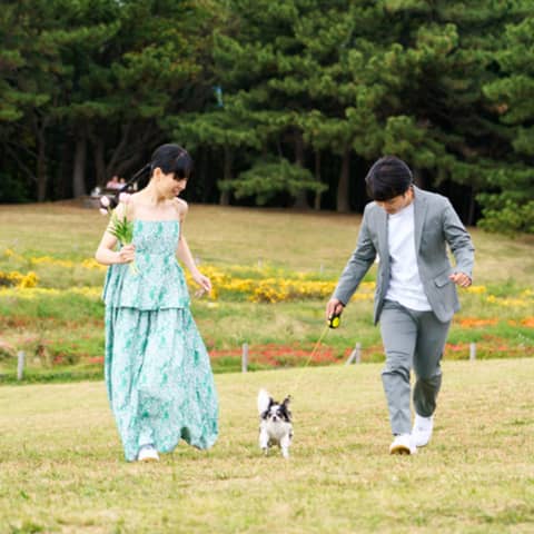 【挙式もパーティーも参加OK！20万円OFF】ペットと一緒ウエディング