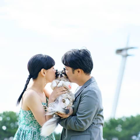 【挙式もパーティーも参加OK！20万円OFF】ペットと一緒ウエディング