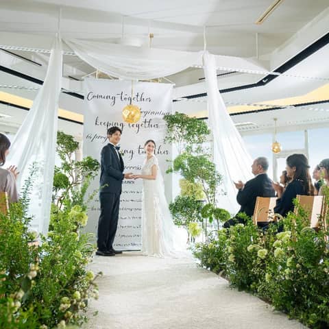 神戸で1日1組の貸切結婚式ならオーシャンプレイス