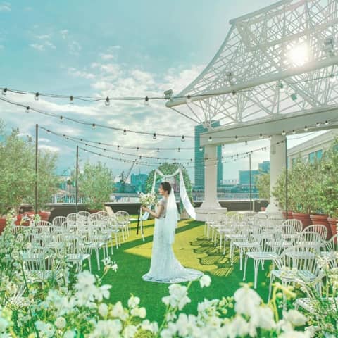 神戸で1日1組の貸切結婚式ならオーシャンプレイス